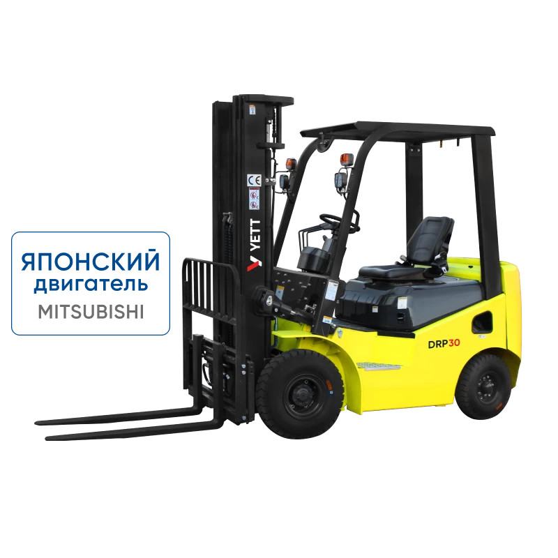 0 - Дизельный погрузчик с японским двигателем YETT DRP35-M1K2C-M300-3W