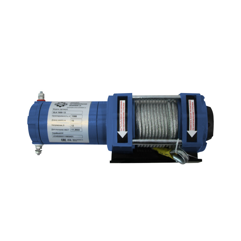 1 - Автомобильная электрическая лебедка GEARSEN LA 1300-12