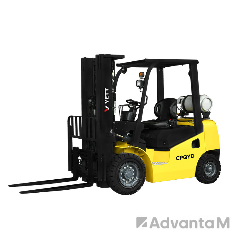 Газ-бензиновый погрузчик YETT CPQYD25-RCK2-M300-3W