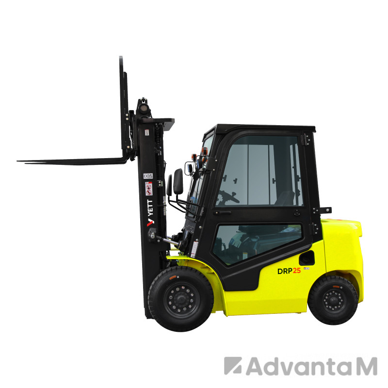 Дизельный погрузчик с кабиной YETT DRP25-M1K2C-ZSM480-SS-K - 2